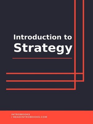 cover image of Introduction to Strategy